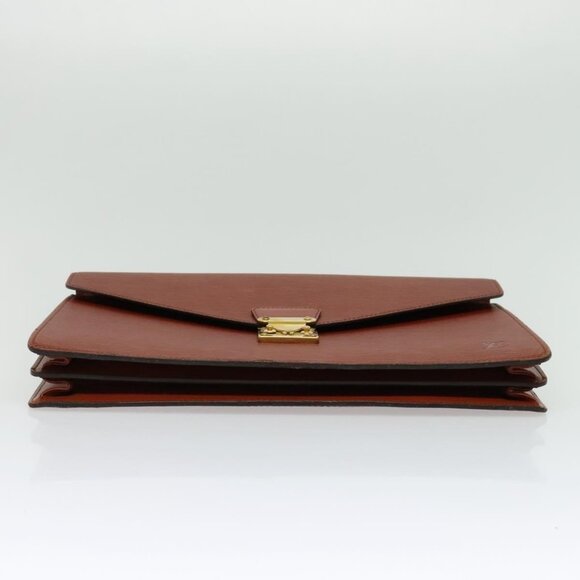 LOUIS VUITTON Epi Serviette Conseiller Briefcase Brown M54423 LV Auth BA4562 - Picture 6 of 16